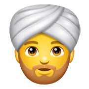 👳‍♂️ Emoji Homem Com Turbante na WhatsApp 2.19.244.