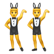 Emoji 👯‍♂️ Uomini Con Orecchie Da Coniglio su WhatsApp 2.19.244.