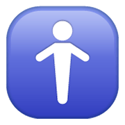 Émoji 🚹 Symbole Toilettes Hommes sur WhatsApp 2.19.244.