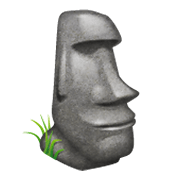 Emoji 🗿 Moai su WhatsApp 2.19.244.