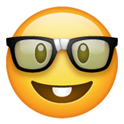 🤓 Emoji Cara De Empollón en WhatsApp 2.19.244.