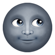 🌚 Emoji Rosto Da Lua Nova na WhatsApp 2.19.244.