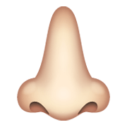 Emoji 👃🏻 Naso: Carnagione Chiara su WhatsApp 2.19.244.