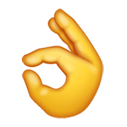 Emoji 👌 Mano Che Fa OK su WhatsApp 2.19.244.