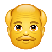 Emoji 👴 Uomo Anziano su WhatsApp 2.19.244.