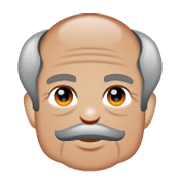 👴🏼 Emoji älterer Mann: mittelhelle Hautfarbe WhatsApp 2.19.244.