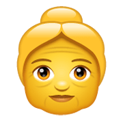 👵 Emoji ältere Frau WhatsApp 2.19.244.
