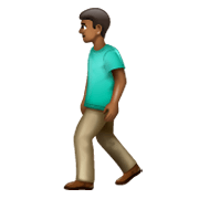 🚶🏾 Emoji Persona Caminando: Tono De Piel Oscuro Medio en WhatsApp 2.19.244.