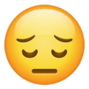 😔 Emoji Cara Desanimada en WhatsApp 2.19.244.