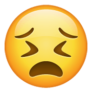 😣 Emoji Cara Desesperada en WhatsApp 2.19.244.