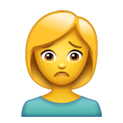 Emoji 🙍 Persona Corrucciata su WhatsApp 2.19.244.