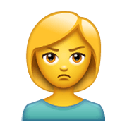 Emoji 🙎 Persona Imbronciata su WhatsApp 2.19.244.