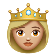 👸🏼 Emoji Princesa: Tono De Piel Claro Medio en WhatsApp 2.19.244.