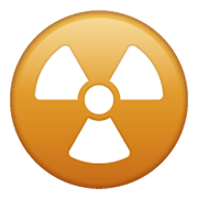 Emoji ☢️ Simbolo Della Radioattività su WhatsApp 2.19.244.