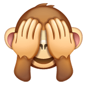 🙈 Emoji sich die Augen zuhaltendes Affengesicht WhatsApp 2.19.244.