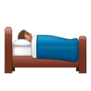 Emoji 🛌🏽 Persona A Letto: Carnagione Olivastra su WhatsApp 2.19.244.