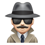 🕵🏻 Emoji Detektiv(in): helle Hautfarbe WhatsApp 2.19.244.