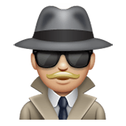 🕵🏼 Emoji Detective: Tono De Piel Claro Medio en WhatsApp 2.19.244.