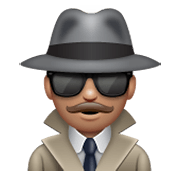 Emoji 🕵🏽 Detective: Carnagione Olivastra su WhatsApp 2.19.244.