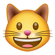 Emoji 😺 Gatto Che Sorride su WhatsApp 2.19.244.