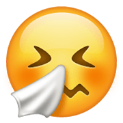🤧 Emoji niesendes Gesicht WhatsApp 2.19.244.
