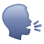 Emoji 🗣️ Persona Che Parla su WhatsApp 2.19.244.