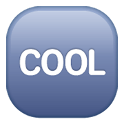 🆒 Emoji Wort „Cool“ in blauem Quadrat WhatsApp 2.19.244.