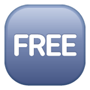 🆓 Emoji Wort „Free“ in blauem Quadrat WhatsApp 2.19.244.