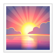 🌅 Emoji Sonnenaufgang über dem Meer WhatsApp 2.19.244.