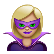 🦹🏼 Emoji Personaje De Supervillano: Tono De Piel Claro Medio en WhatsApp 2.19.244.