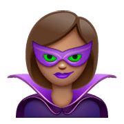 🦹🏽 Emoji Personaje De Supervillano: Tono De Piel Medio en WhatsApp 2.19.244.