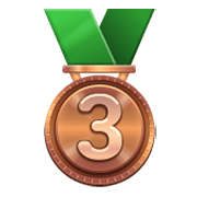 Émoji 🥉 Médaille De Bronze sur WhatsApp 2.19.244.