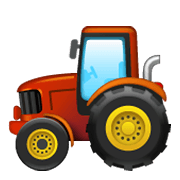 Émoji 🚜 Tracteur sur WhatsApp 2.19.244.
