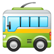 Émoji 🚎 Trolleybus sur WhatsApp 2.19.244.
