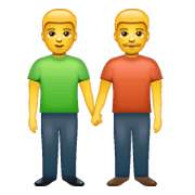 👬 Emoji Dois Homens De Mãos Dadas na WhatsApp 2.19.244.