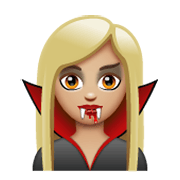 Émoji 🧛🏼 Vampire : Peau Moyennement Claire sur WhatsApp 2.19.244.