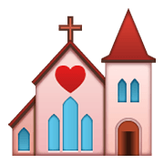 💒 Emoji Iglesia Celebrando Boda en WhatsApp 2.19.244.
