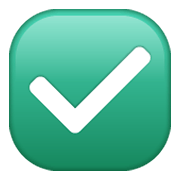 ✅ Emoji Botón De Marca De Verificación en WhatsApp 2.19.244.