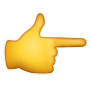 👉 Emoji Dorso De Mano Con índice A La Derecha en WhatsApp 2.19.244.