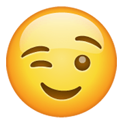 Emoji 😉 Faccina Che Fa L’occhiolino su WhatsApp 2.19.244.