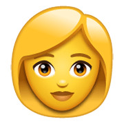 Emoji 👩 Donna su WhatsApp 2.19.244.
