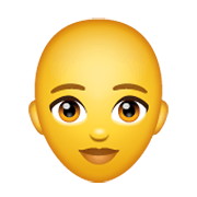 👩‍🦲 Emoji Mujer: Sin Pelo en WhatsApp 2.19.244.