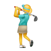 🏌️‍♀️ Emoji Mujer Jugando Al Golf en WhatsApp 2.19.244.