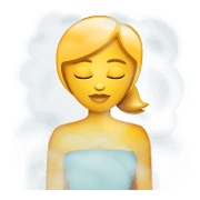 🧖‍♀️ Emoji Mujer En Una Sauna en WhatsApp 2.19.244.