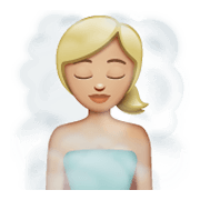 🧖🏼‍♀️ Emoji Mulher Na Sauna: Pele Morena Clara na WhatsApp 2.19.244.
