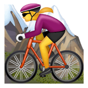 🚵‍♀️ Emoji Mujer En Bicicleta De Montaña en WhatsApp 2.19.244.