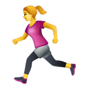 🏃‍♀️ Emoji Mujer Corriendo en WhatsApp 2.19.244.