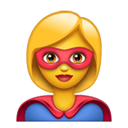 Emoji 🦸‍♀️ Supereroina su WhatsApp 2.19.244.