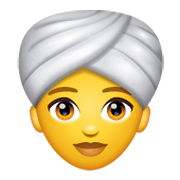 👳‍♀️ Emoji Mujer Con Turbante en WhatsApp 2.19.244.