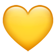 💛 Emoji Corazón Amarillo en WhatsApp 2.19.244.
